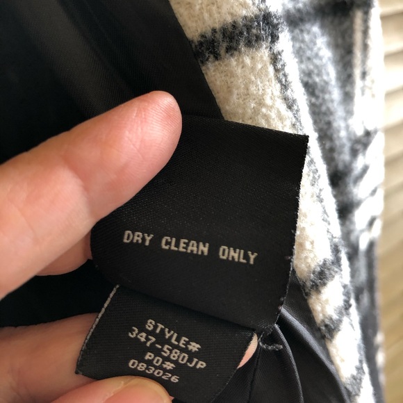 Jou Jou plaid double breasted coat size M - Picture 8 of 9